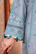 Farasha | Dastoor Embroidered Lawn SS24 | BERYL GREY - Pakistani Clothes for women, in United Kingdom and United States