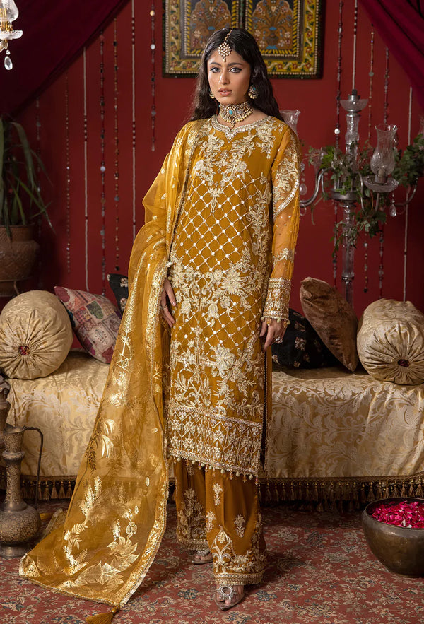 Adans Libas | Formals by Khadija A | 5448 - Hoorain Designer Wear - Pakistani Ladies Branded Stitched Clothes in United Kingdom, United states, CA and Australia