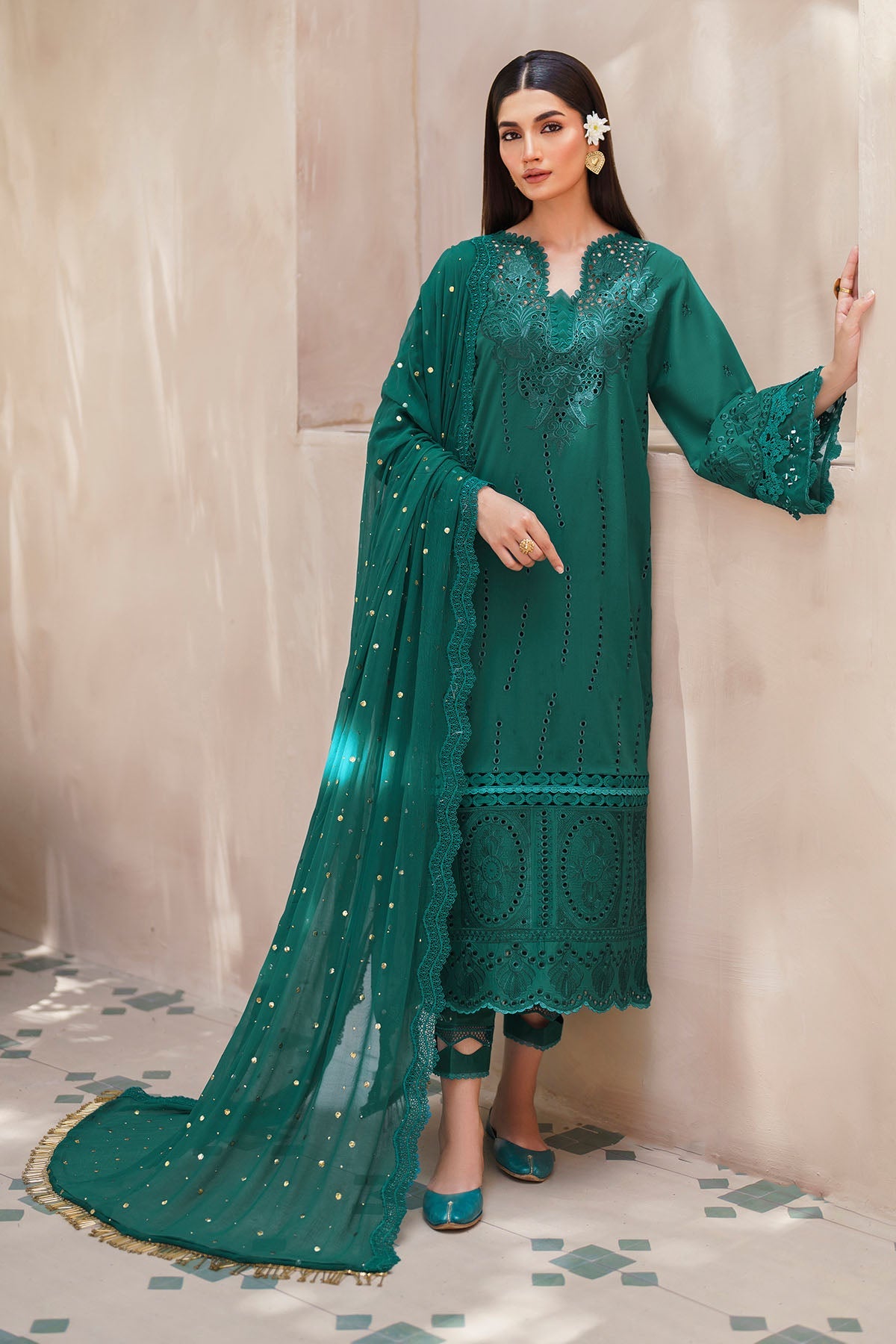 Nureh | Bazaar Lawn | NS-135 - Pakistani Clothes for women, in United Kingdom and United States