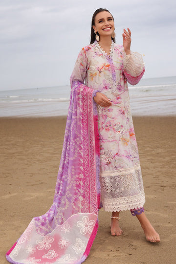 Nureh | Gardenia Embroidered Lawn 25 | NSG-172