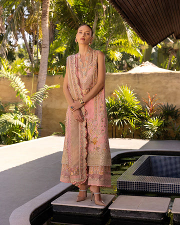 Faiza Saqlain | Luxury Lawn |  Peony