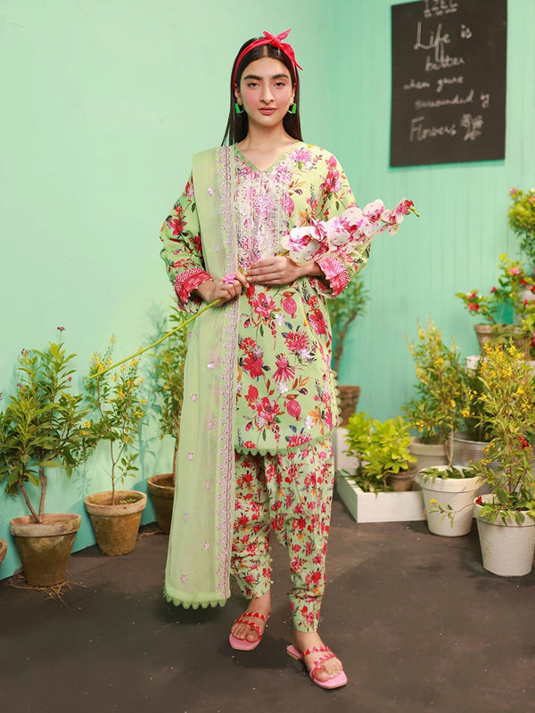 Salitex | Izel Lawn 24 | VIVAD - LUXURY LAWN EMBROIDERED SUIT