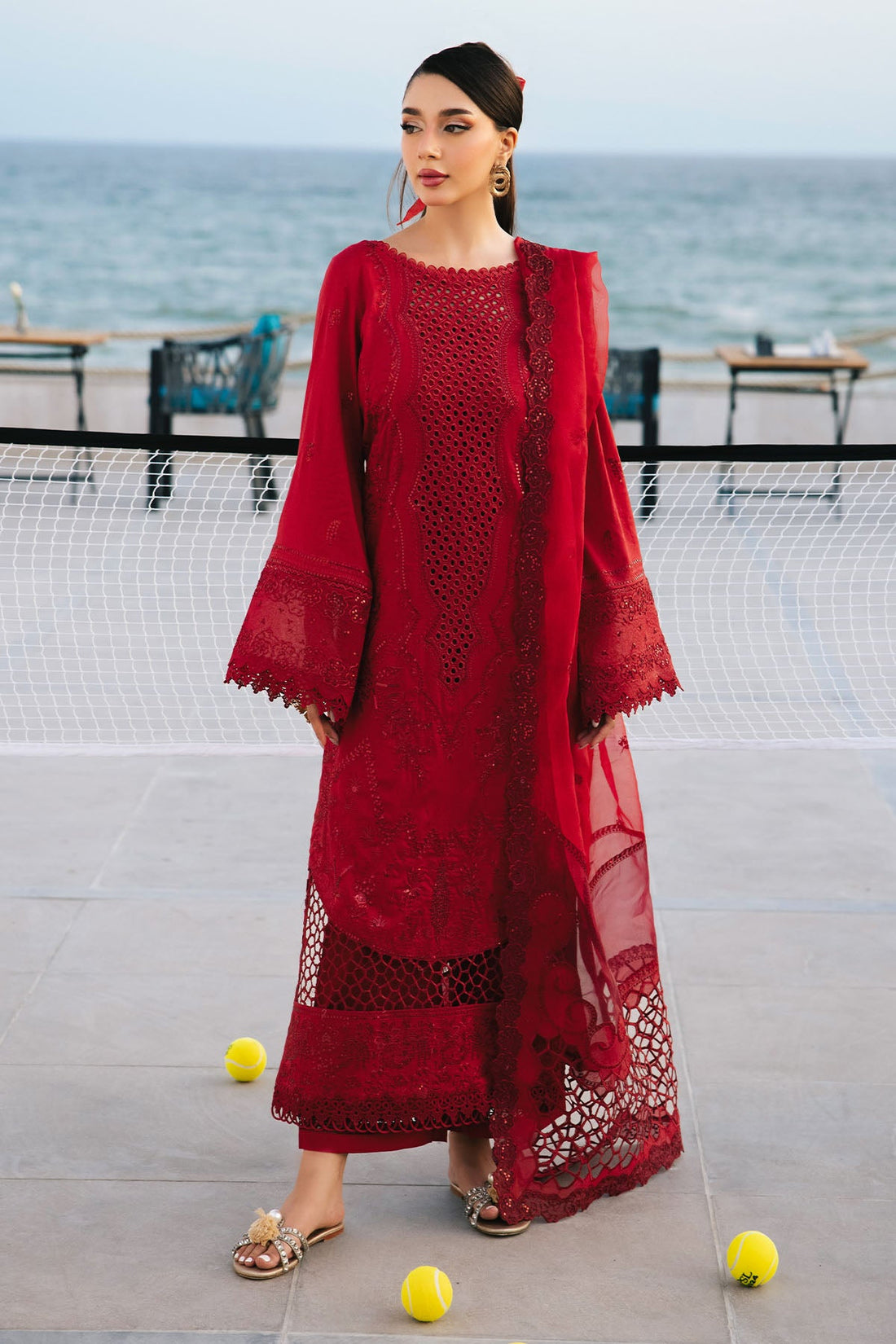 Nureh | Eid Escape Lawn | MIREILLE NE-91 - Pakistani Clothes for women, in United Kingdom and United States