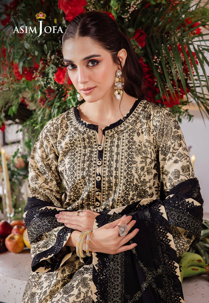Asim Jofa | Uraan Lawn Chiffon Collection | AJUR-09 - Pakistani Clothes for women, in United Kingdom and United States