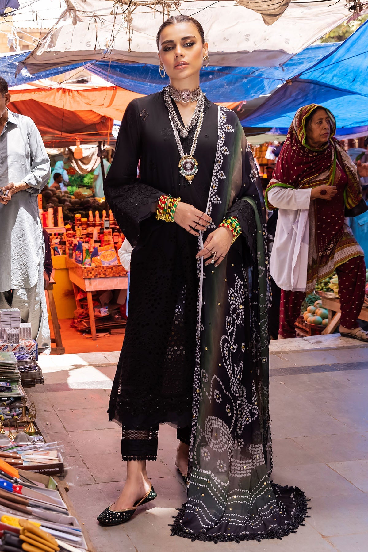 Nureh | Bazaar Lawn | NDS-89 - Pakistani Clothes for women, in United Kingdom and United States