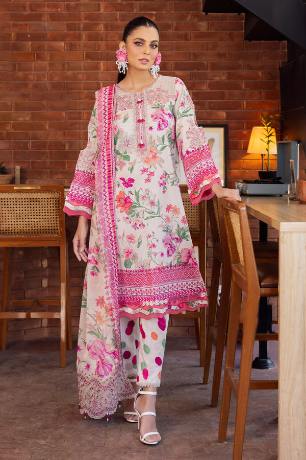 Nureh | Glam Girl Lawn | GL-11 - Hoorain Designer Wear - Pakistani Ladies Branded Stitched Clothes in United Kingdom, United states, CA and Australia