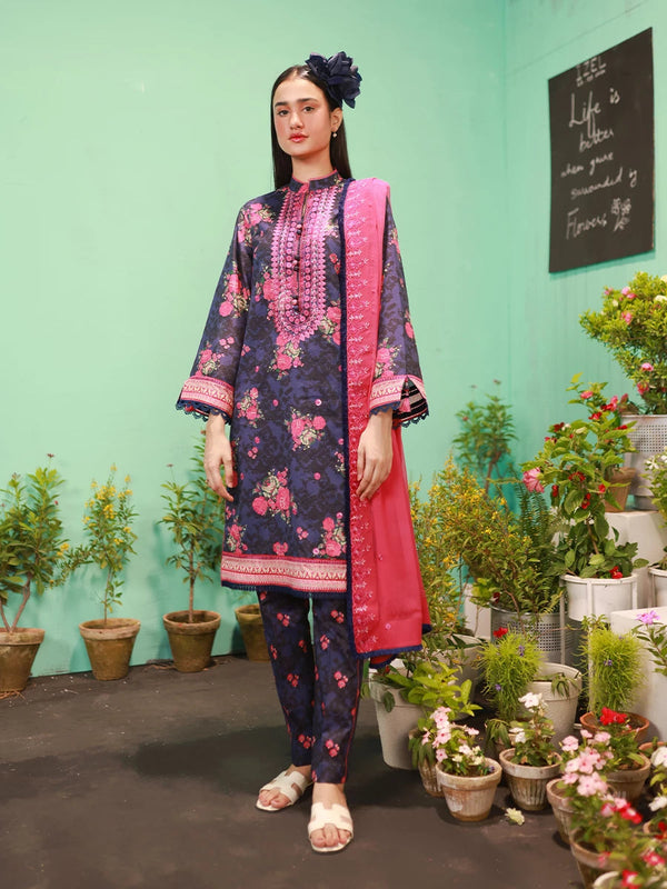 Salitex | Izel Lawn 24 | DAISY- LUXURY LAWN EMBROIDERED SUIT