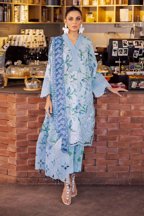 Nureh | Glam Girl Lawn | GL-09 - Hoorain Designer Wear - Pakistani Ladies Branded Stitched Clothes in United Kingdom, United states, CA and Australia