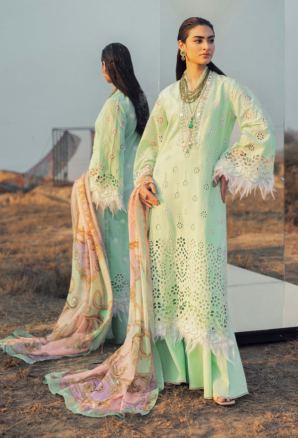 Adans libas | Lawn Collection 24 | Adan's Lawn 6903 - Hoorain Designer Wear - Pakistani Ladies Branded Stitched Clothes in United Kingdom, United states, CA and Australia