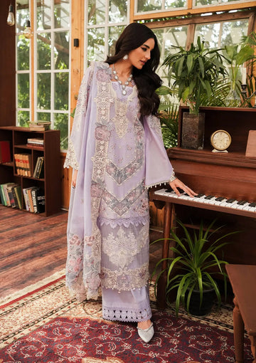 Kahf Premium | Luxury Lawn 24 | KLE-01B Lilac - Pakistani Clothes for women, in United Kingdom and United States