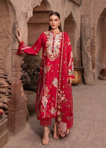 Saira Shakira | Breeze Luxury Lawn | ROSE-6-A