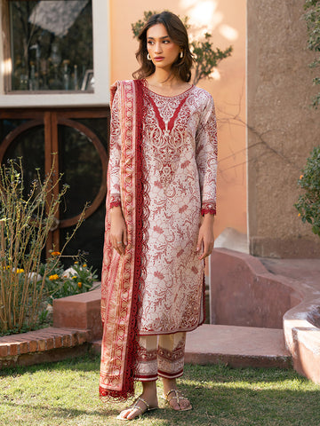 Bin Ilyas | Hazel Printed Lawn 25 | 2074 - B