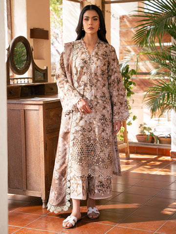 Bin Ilyas | Hazel Printed Lawn 25 | 2075 - B