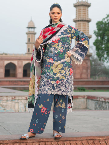 Bin Ilyas | Naqsh Naaz Luxury Lawn 25 | 2081 - B