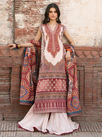 Bin Ilyas | Naqsh Naaz Luxury Lawn 25 | 2083 - A