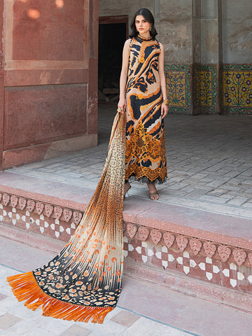 Bin Ilyas | Naqsh Naaz Luxury Lawn 25 | 2086 - B