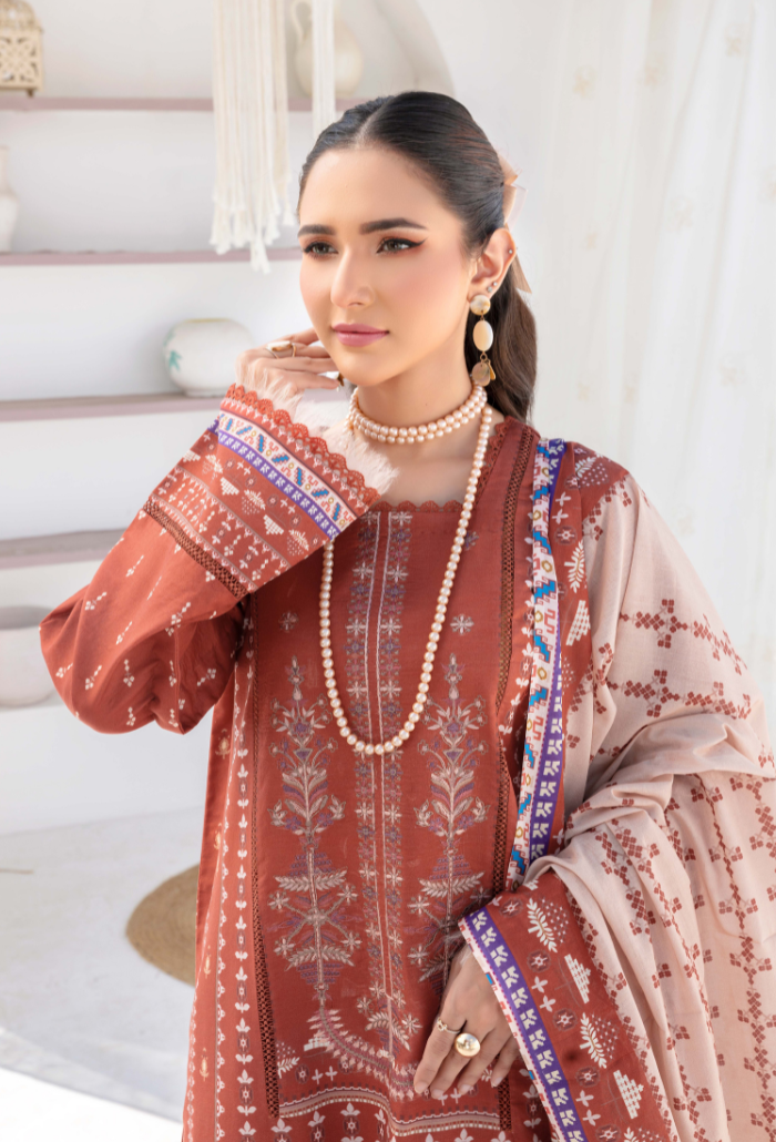 Humdum | Saira Bano Lawn 24 | D03 - Pakistani Clothes for women, in United Kingdom and United States