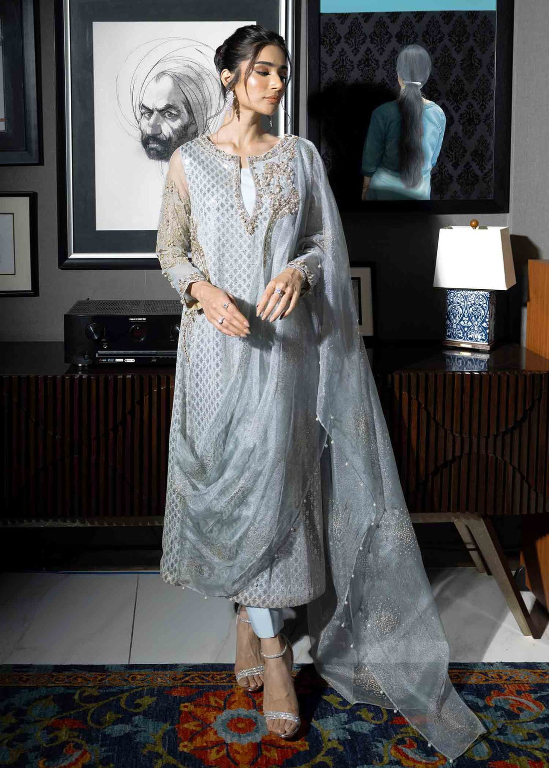 Jeem | Wanderlust Summer 24 | ISABEL BLUE - LUXURY FORMAL FOR LADIES - Pakistani Clothes for women, in United Kingdom and United States