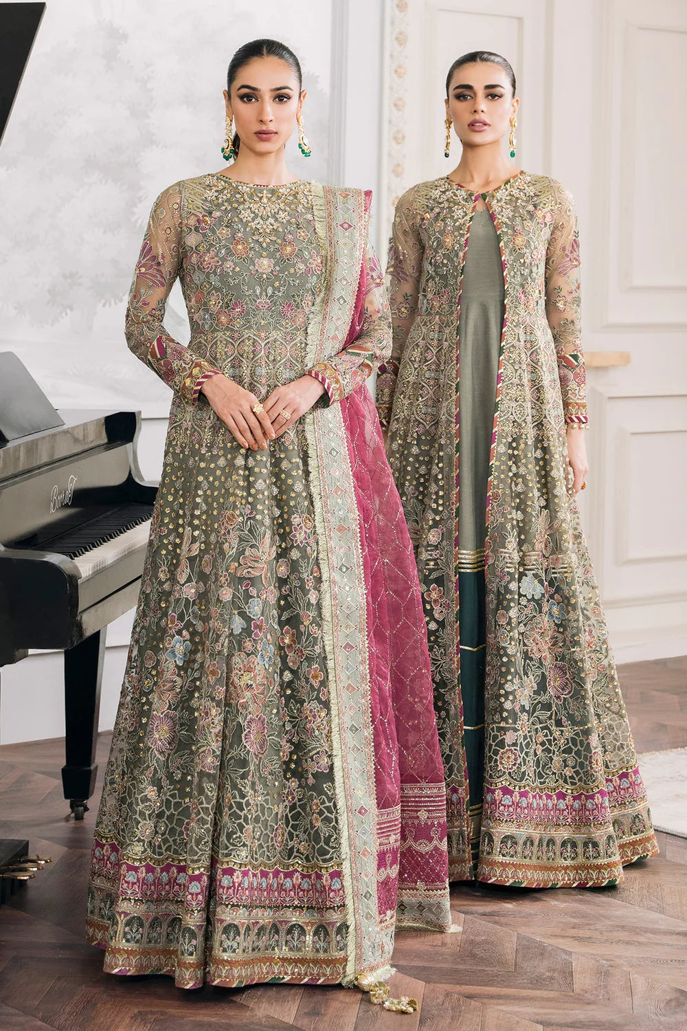 Baroque | Chantelle Embroidered Collection | CH12-02 - Pakistani Clothes for women, in United Kingdom and United States