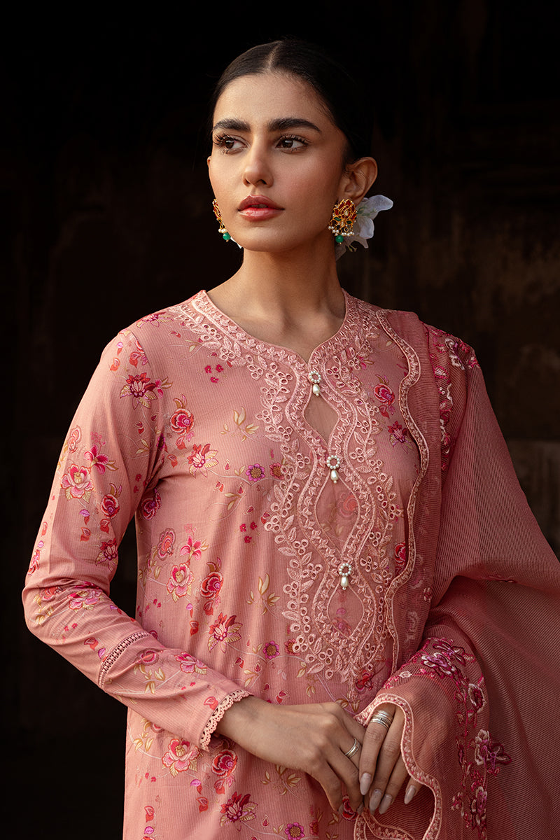 Cross Stitch | Premium Lawn 24 | APRICOT CHARM - Pakistani Clothes for women, in United Kingdom and United States