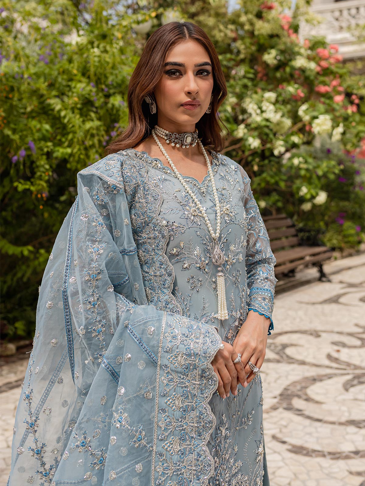 Gulaal | Luxury Pret | ESTIRAH GL-LP-V1-02 - Pakistani Clothes for women, in United Kingdom and United States