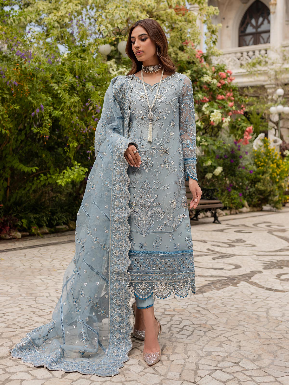 Gulaal | Luxury Pret | ESTIRAH GL-LP-V1-02 - Pakistani Clothes for women, in United Kingdom and United States