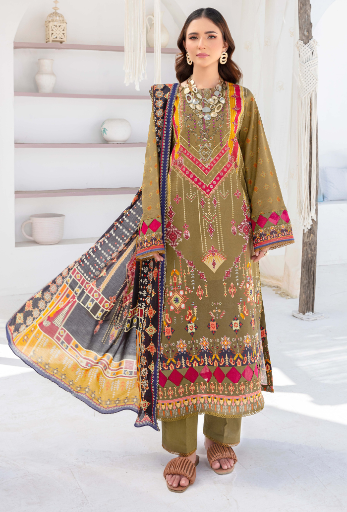 Humdum | Saira Bano Lawn 24 | D06 - Pakistani Clothes for women, in United Kingdom and United States