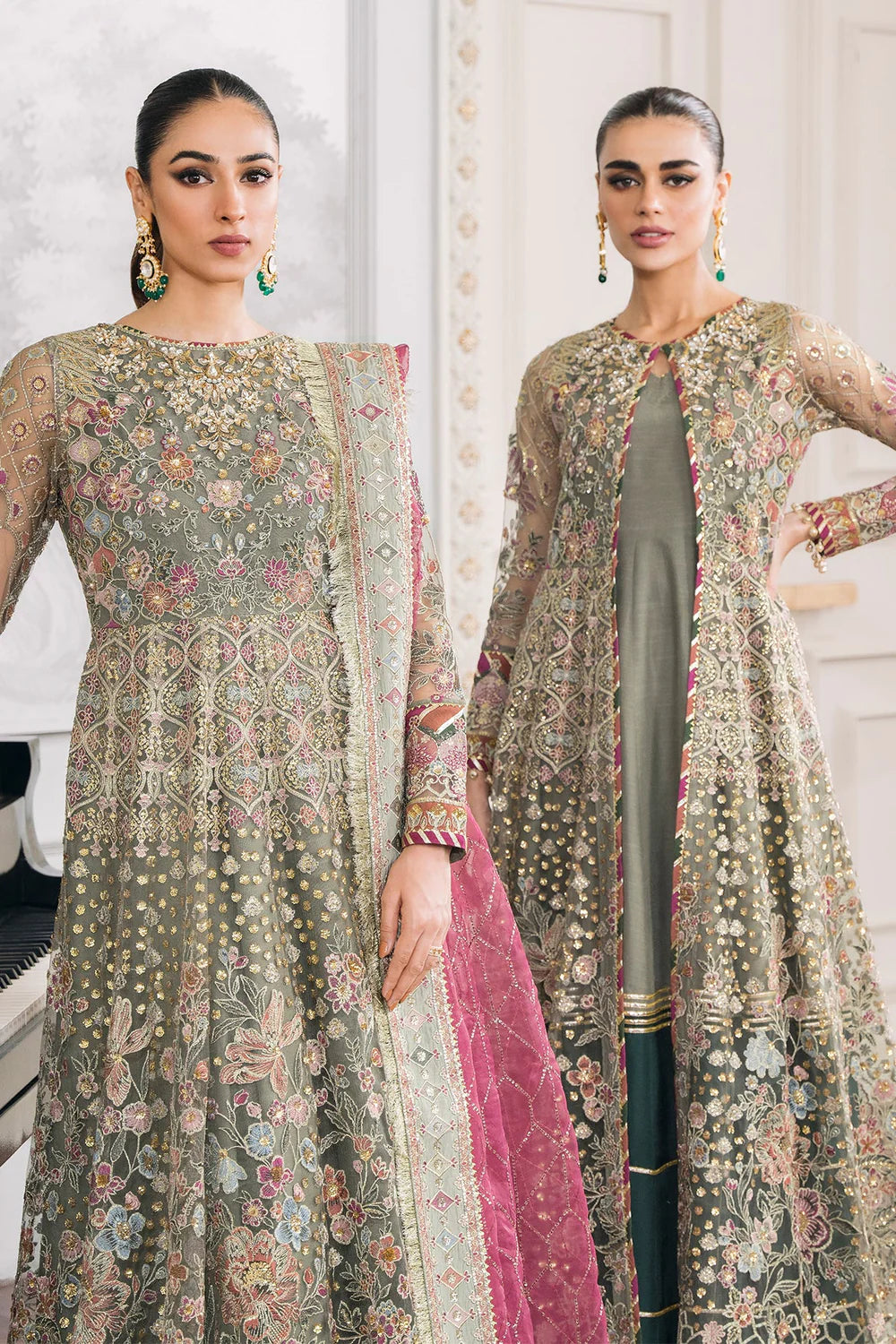 Baroque | Chantelle Embroidered Collection | CH12-02 - Pakistani Clothes for women, in United Kingdom and United States