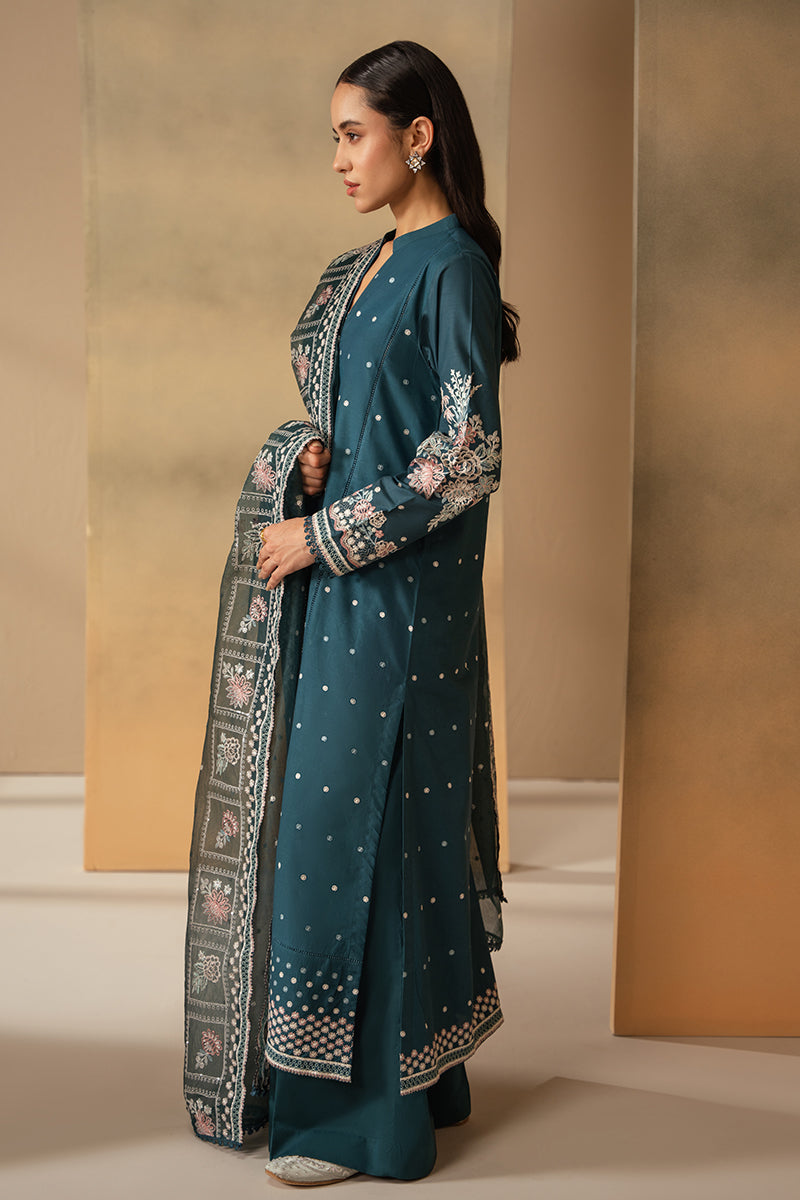 Cross Stitch | Mahiri Embroidered Lawn 24 | MIDNIGHT BLOOM - Pakistani Clothes for women, in United Kingdom and United States