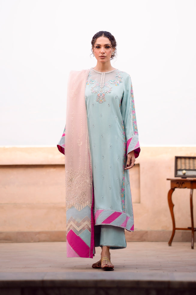 Fozia Khalid | Kahani Silk Luxury Dresses | Amber