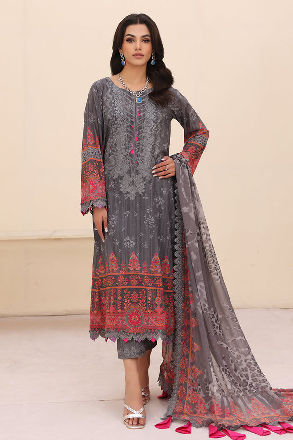 Charizma | Naranji Embroidered Lawn 24 | CN4-006 - Hoorain Designer Wear - Pakistani Designer Clothes for women, in United Kingdom, United states, CA and Australia