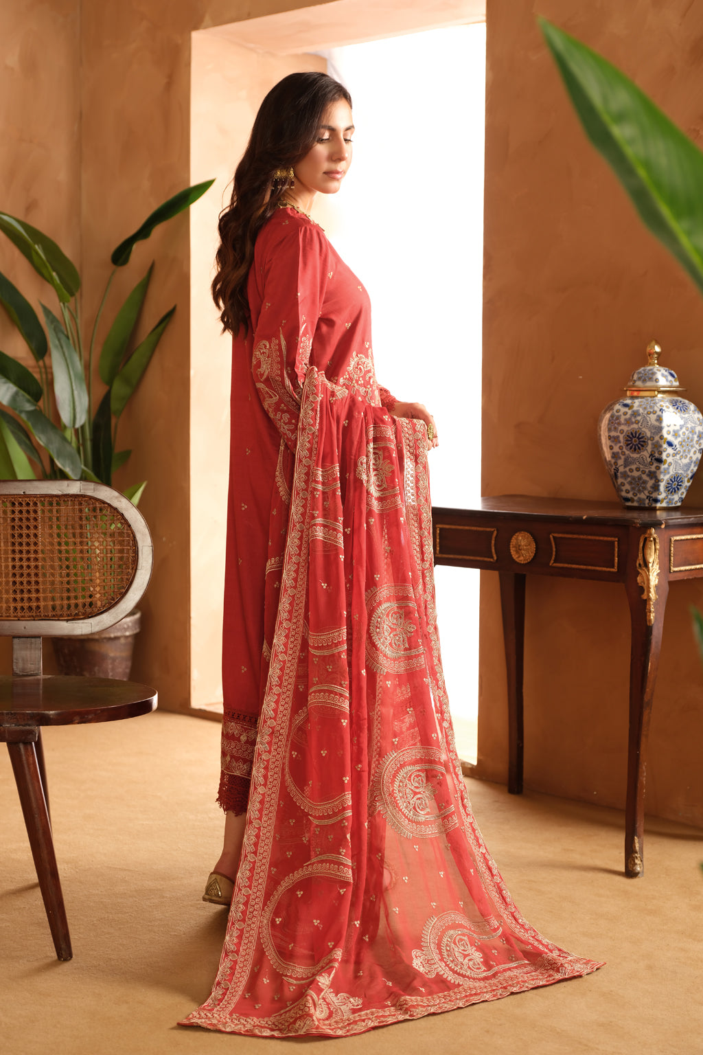 Johra | Shah Jahan Embroidered Viscose | JH-265-SJ