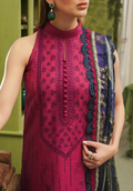 Zarqash | Tresor Luxury Lawn 24 | ZQT 0012 ROSA - Pakistani Clothes for women, in United Kingdom and United States