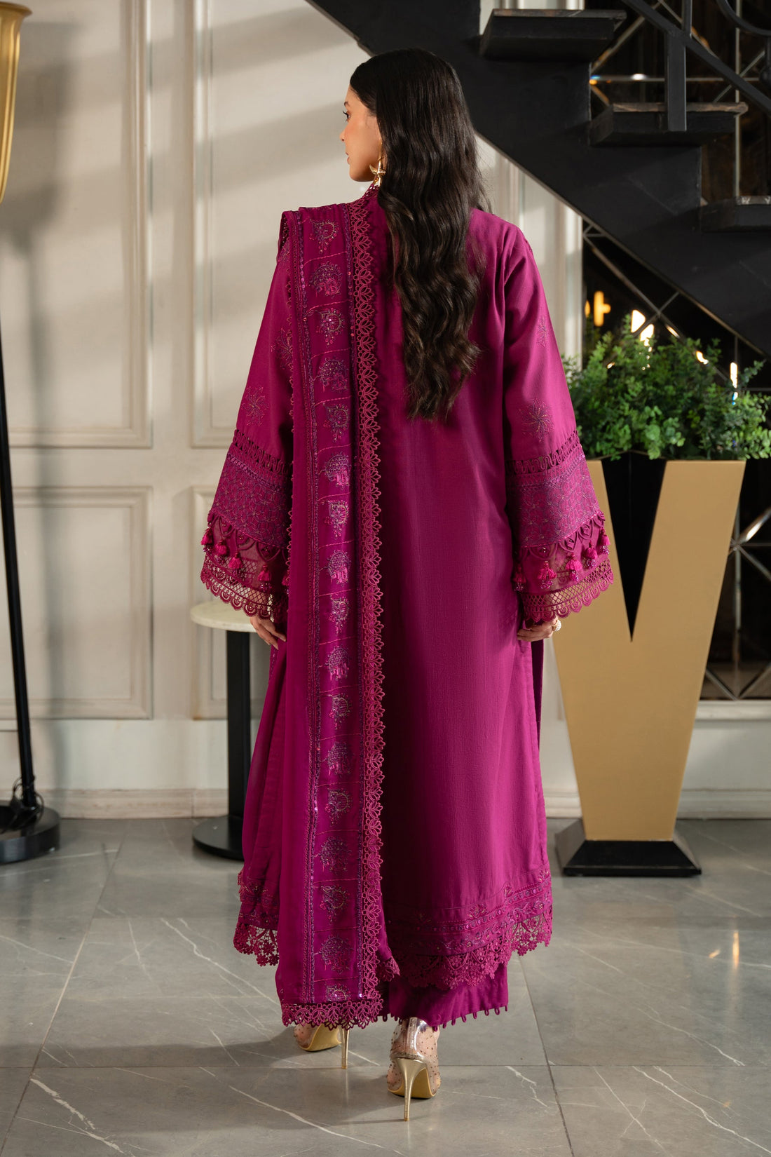 Naqshi | Medaline Khaddar Collection | NASEEBO