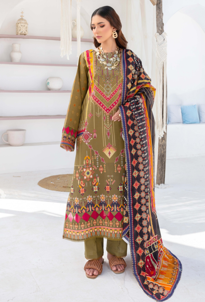 Humdum | Saira Bano Lawn 24 | D06 - Pakistani Clothes for women, in United Kingdom and United States