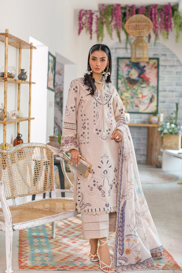Marjjan | Cranation Lawn | SLC-23B - Hoorain Designer Wear - Pakistani Designer Clothes for women, in United Kingdom, United states, CA and Australia
