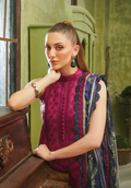 Zarqash | Tresor Luxury Lawn 24 | ZQT 0012 ROSA - Pakistani Clothes for women, in United Kingdom and United States