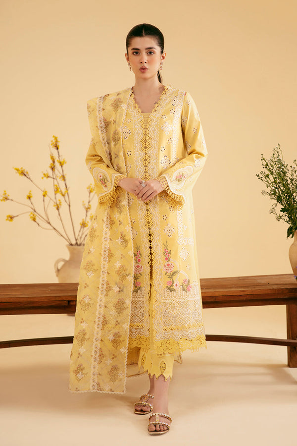 Qalamkar | Qlinekari Luxury Lawn | SQ-12 ZHAIN - Hoorain Designer Wear - Pakistani Designer Clothes for women, in United Kingdom, United states, CA and Australia