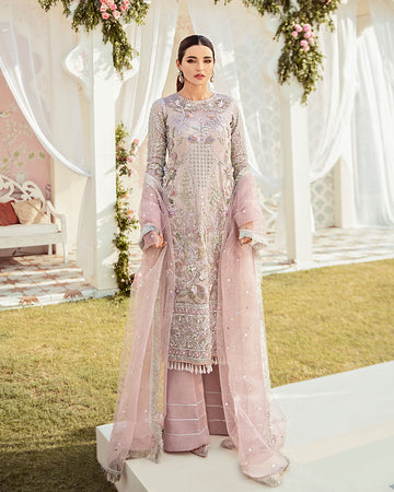 Gulaal | Wedding Formals | CLAIR EMBROIDERED NET 3-PIECE SUIT WS-05