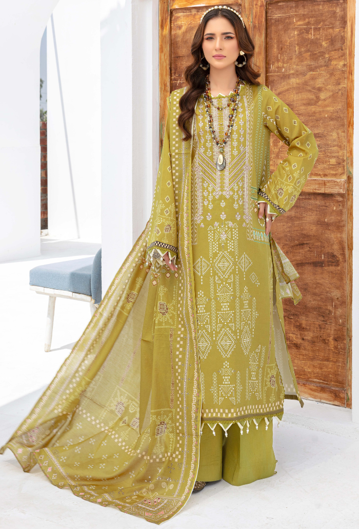 Humdum | Saira Bano Lawn 24 | D04 - Hoorain Designer Wear - Pakistani Designer Clothes for women, in United Kingdom, United states, CA and Australia