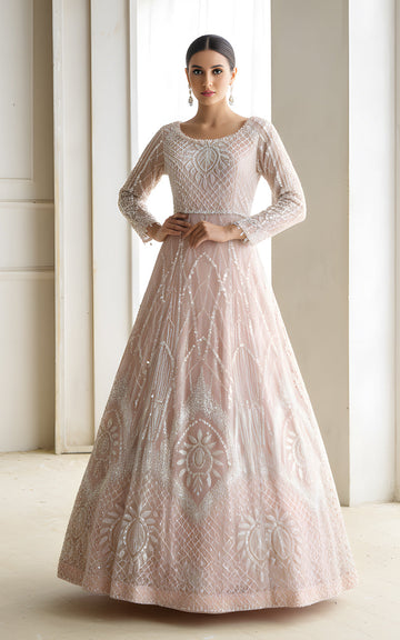 Threads and Motifs | Formal Dresses 25 | Net Embroidered Maxi