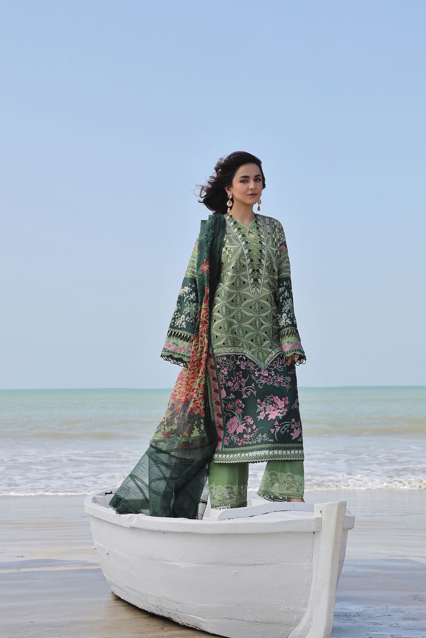 Maryam Hussain | Luxury Lawn 24 | GARDENIA - Pakistani Clothes for women, in United Kingdom and United States