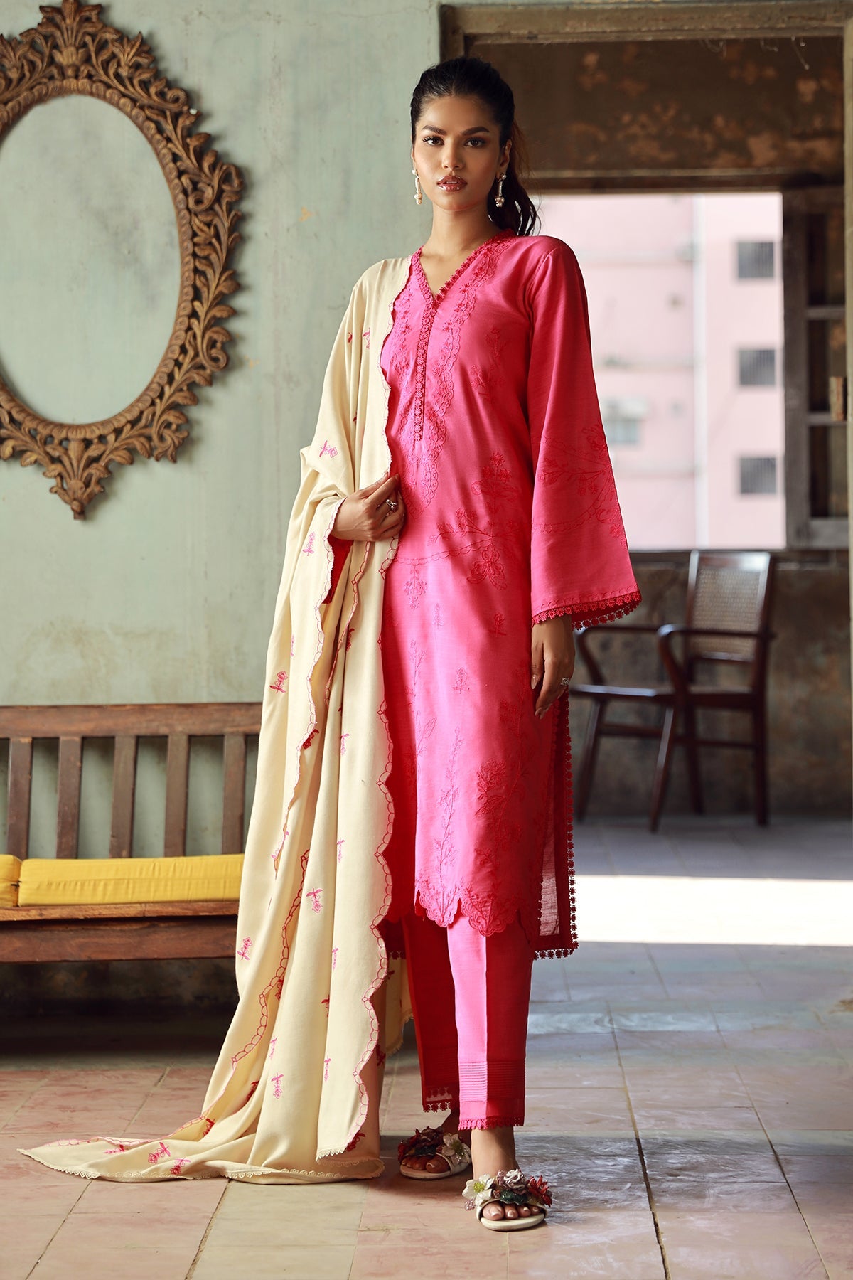 Sahar | Winter Collection | Fusia Frost