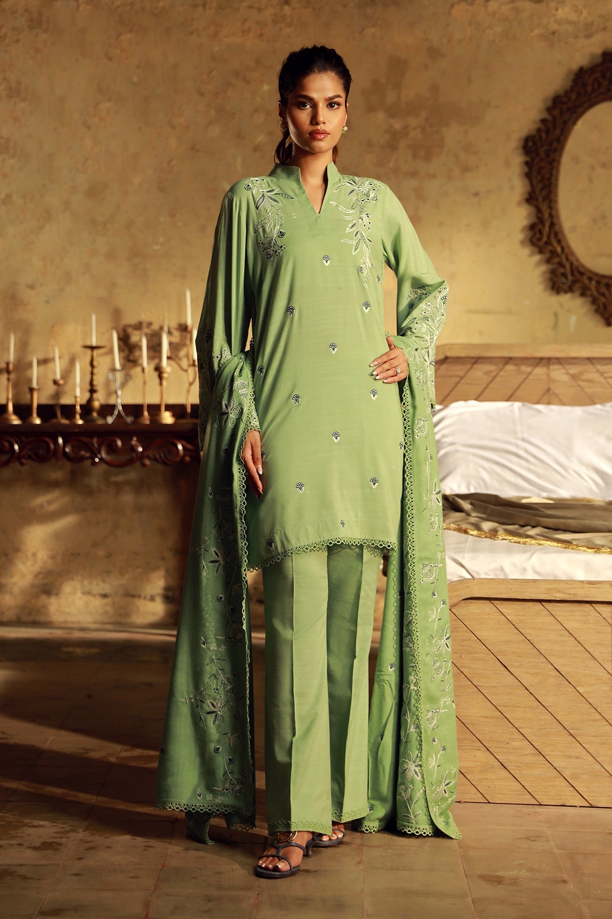 Sahar | Winter Collection | Mint Serenity