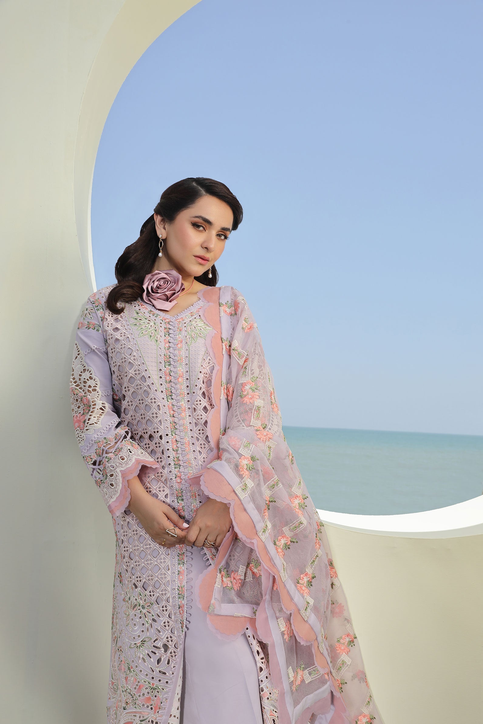 Maryam Hussain | Luxury Lawn 24 | FEROZ - Pakistani Clothes for women, in United Kingdom and United States