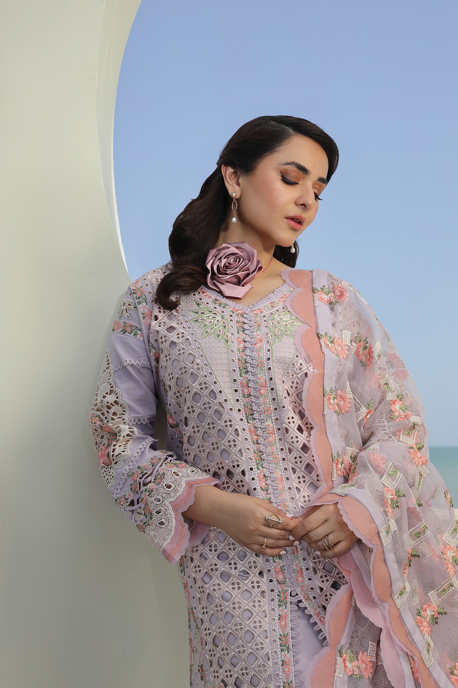 Maryam Hussain | Luxury Lawn 24 | FEROZ - Pakistani Clothes for women, in United Kingdom and United States