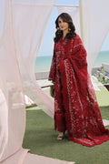 Maryam Hussain | Luxury Lawn 24 | CRIMSON - Pakistani Clothes for women, in United Kingdom and United States