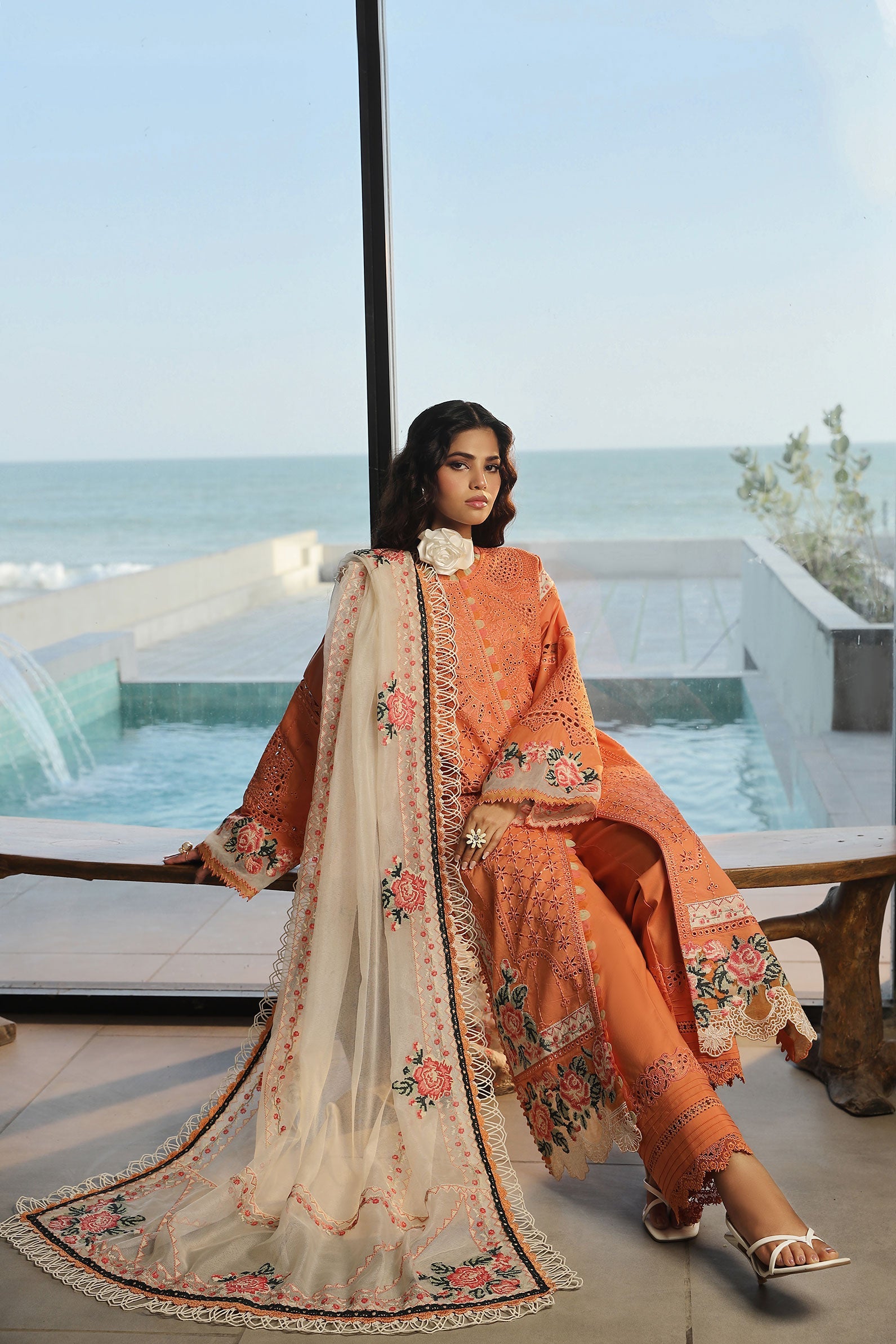 Maryam Hussain | Luxury Lawn 24 | XURI - Pakistani Clothes for women, in United Kingdom and United States