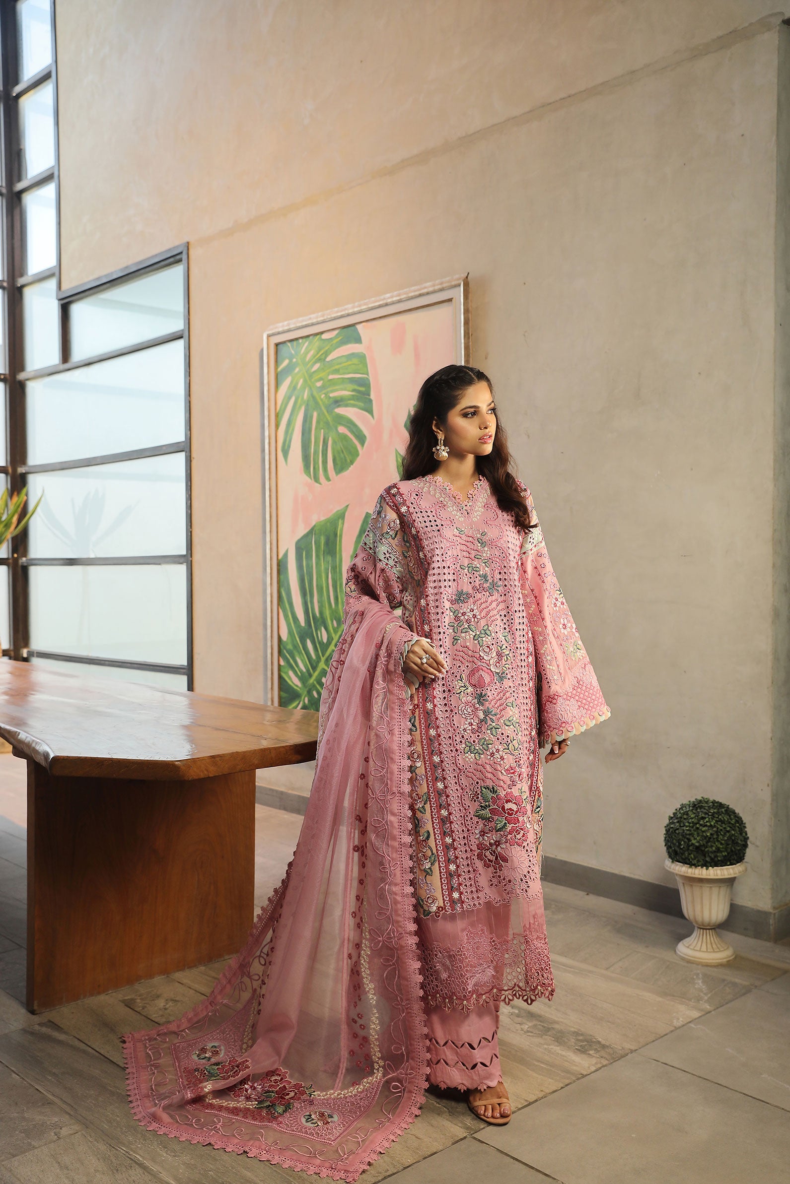 Maryam Hussain | Luxury Lawn 24 | CORAL - Pakistani Clothes for women, in United Kingdom and United States