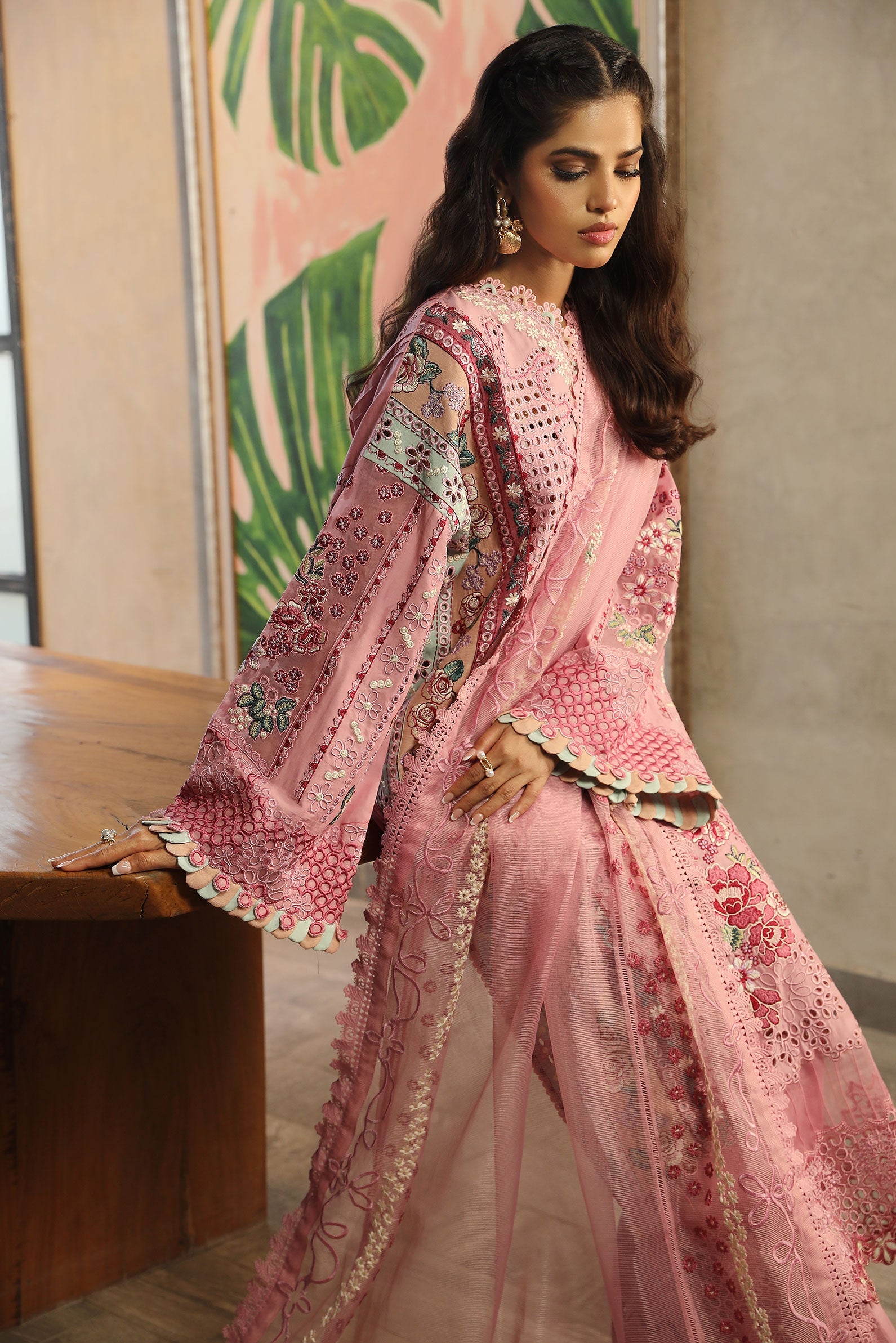 Maryam Hussain | Luxury Lawn 24 | CORAL - Pakistani Clothes for women, in United Kingdom and United States